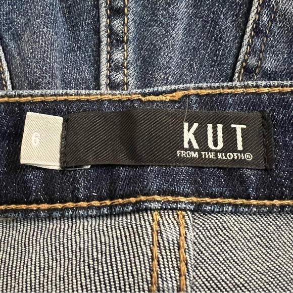 KUT From The Kloth Catherine Fab Ab Boyfriend High Rise Jeans Size 6 - Picture 11 of 13